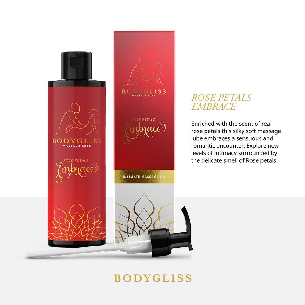 BodyGliss Massage Collection Silky Soft Oil Rose Petals 150 ml - Obrázek 2