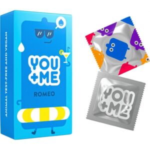 You Me Romeo kondomy se zvýšenou dávkou lubrikace 12 ks