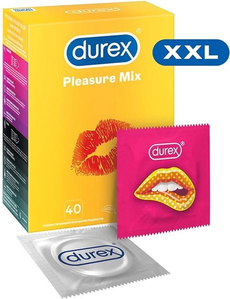 Durex Pleasure MIX 40 ks - Obrázek 2