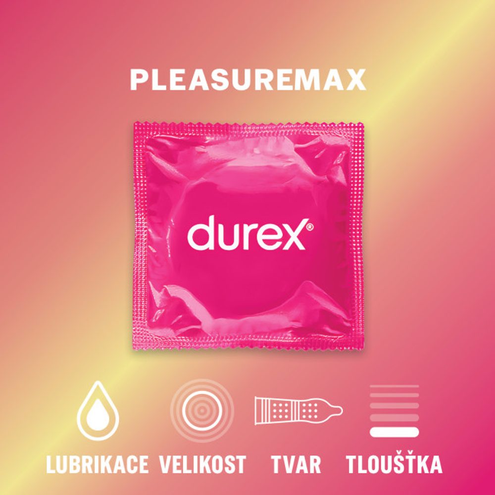 Durex Pleasuremax 10 ks - Obrázek 2