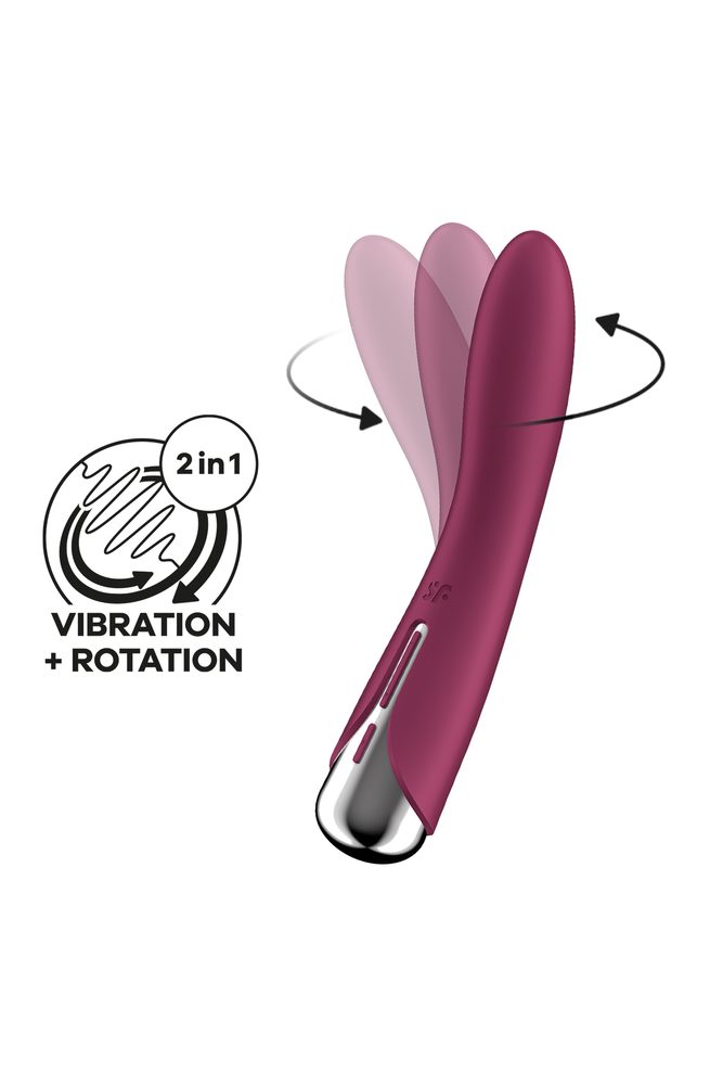 Satisfyer Spinning Vibe 1 Red - Obrázek 2