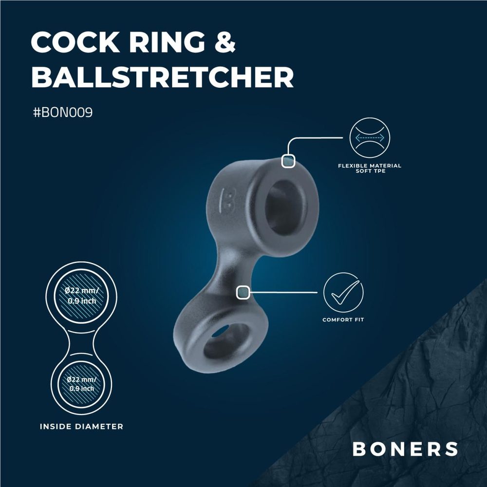 Boners Cock Ring And Ball Stretcher - Obrázek 2