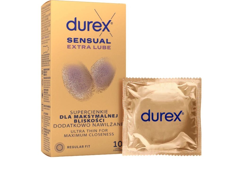 Durex Invisible Extra Lubricated 10 ks