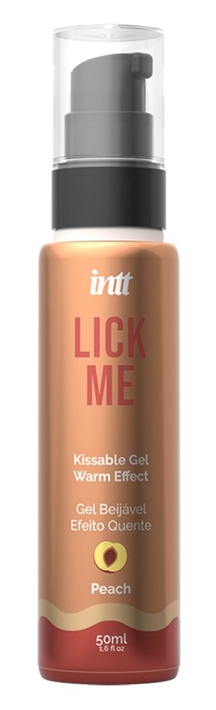 INTT Lick me Slíbatelný gel s hřejivým efektem Peach 50 ml - Obrázek 2