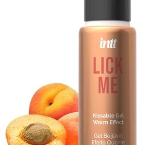 INTT Lick me Slíbatelný gel s hřejivým efektem Peach 50 ml