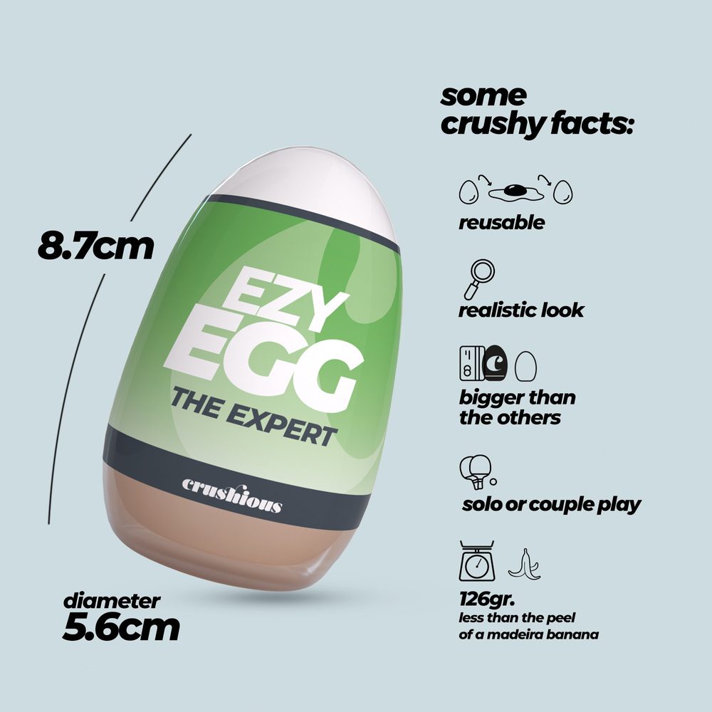Crushious Ezy Egg The Expert Masturbator Egg - Obrázek 2