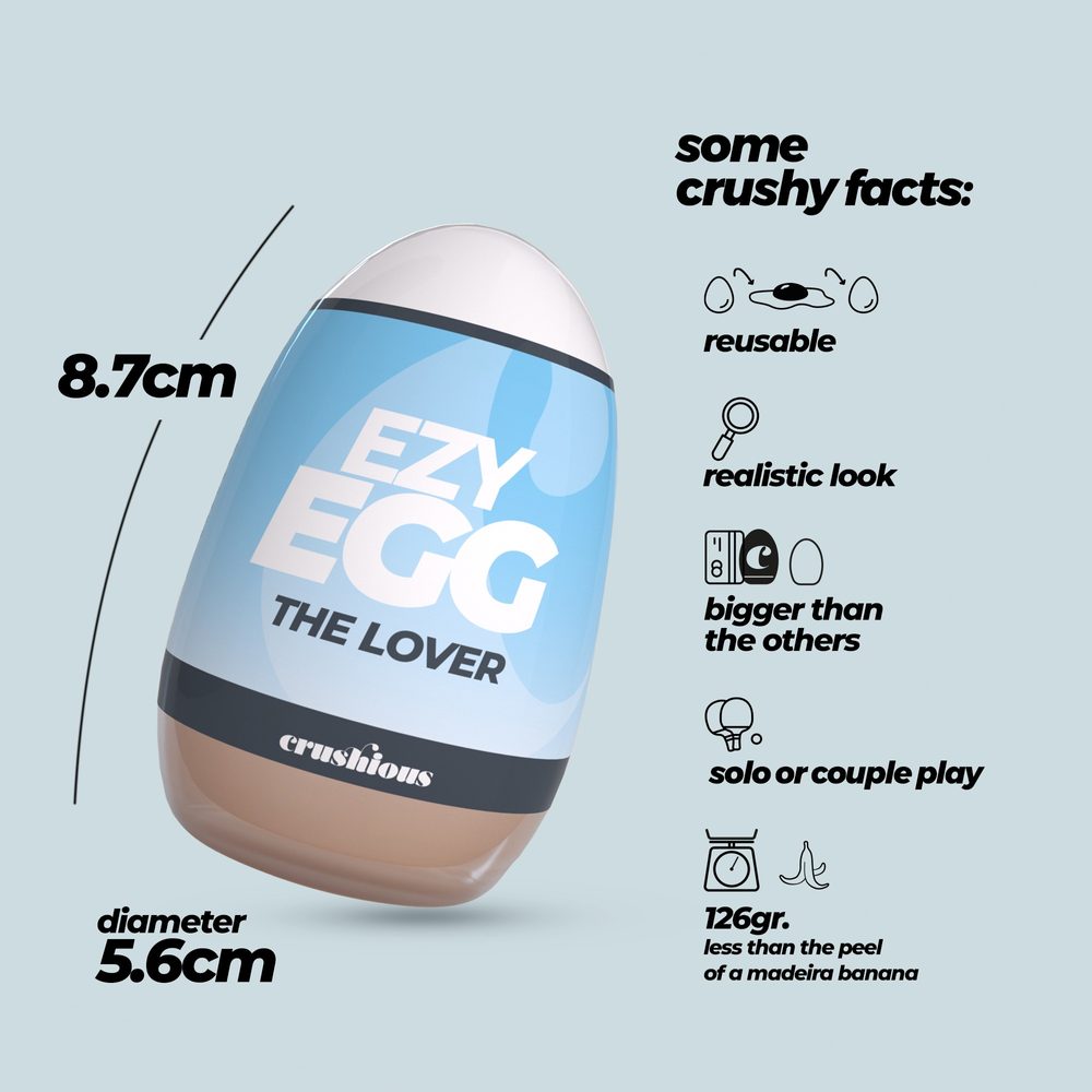 Crushious Ezy Egg The Lover Masturbator Egg - Obrázek 2