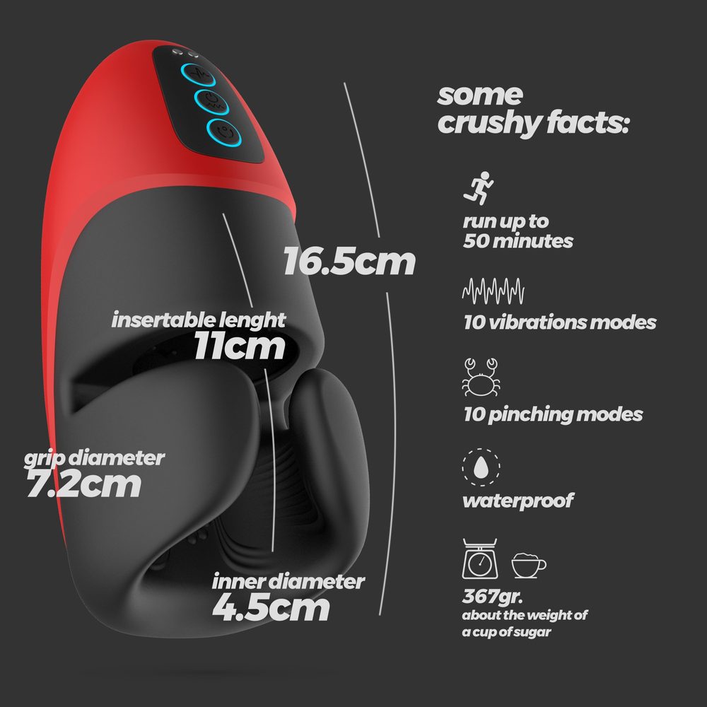 Crushious Pancho Rechargeable Masturbator With Pressure - Obrázek 2