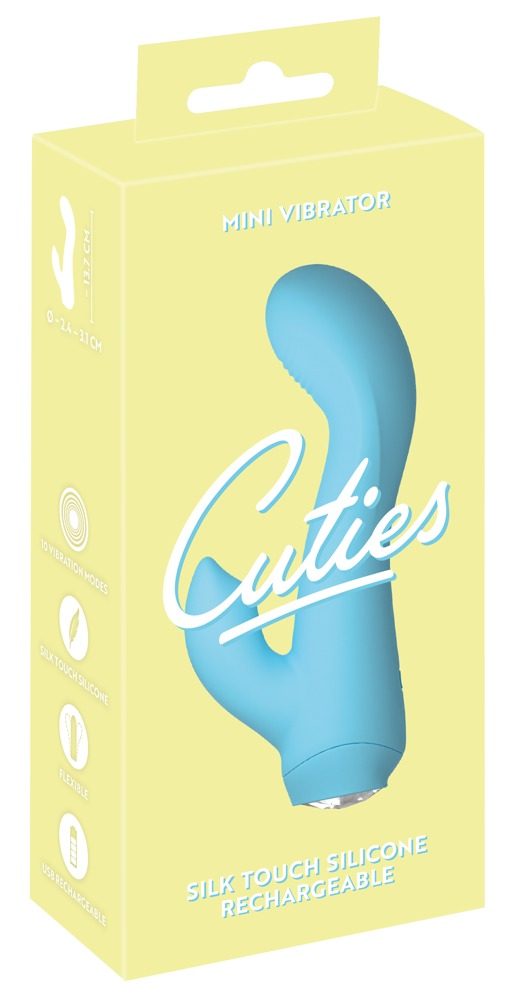 Cuties Mini Vibrator Blue 4.Ge - Obrázek 2