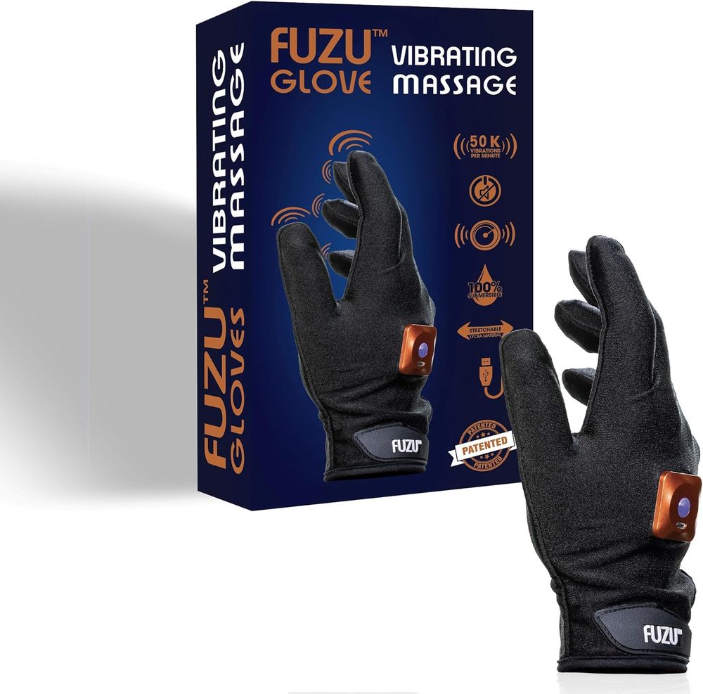 Fuzu Vibrating Massage Glove - Right Hand - Obrázek 2
