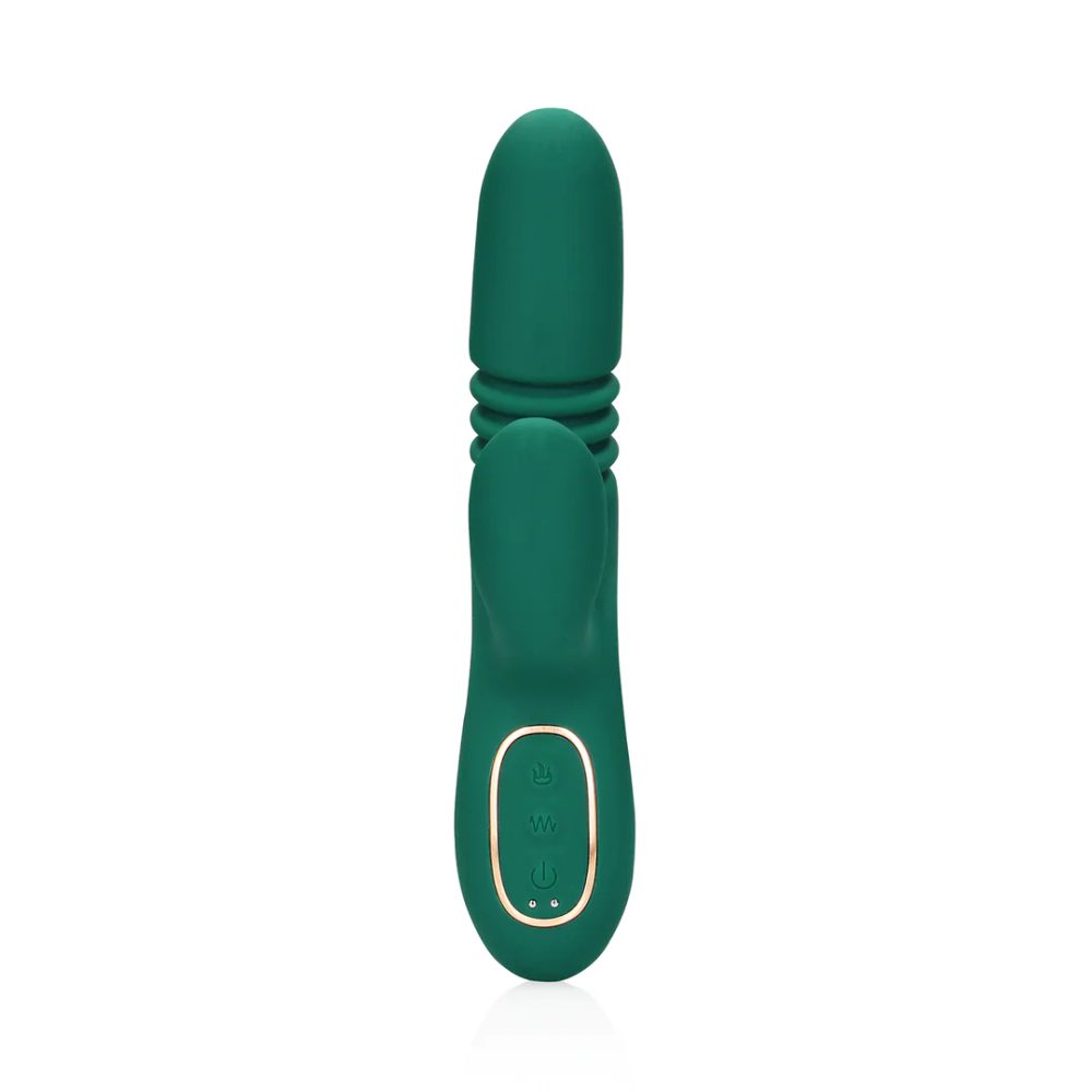 Loveline Thrusting and Warming Rabbit Vibrator - Ancient Sea - Obrázek 2