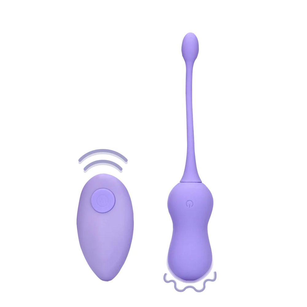 Loveline Vibrating Egg with Remote Control - Violet Harmony - Obrázek 2