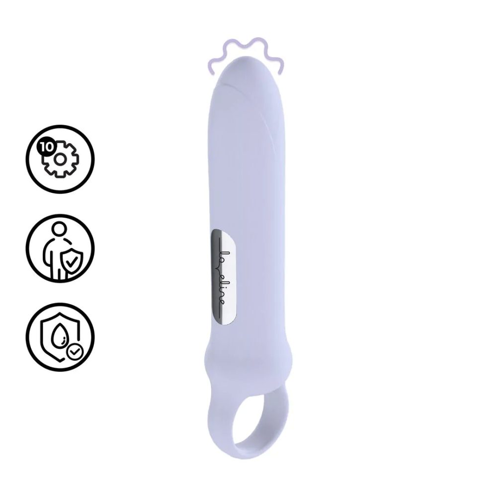 Loveline Vibrating Loop Grip - Lavender - Obrázek 2