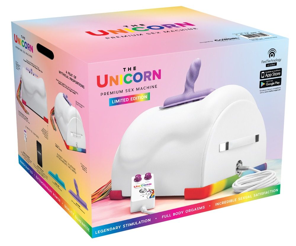 The Cowgirl Premium Sex Machine Unicorn White - Obrázek 2
