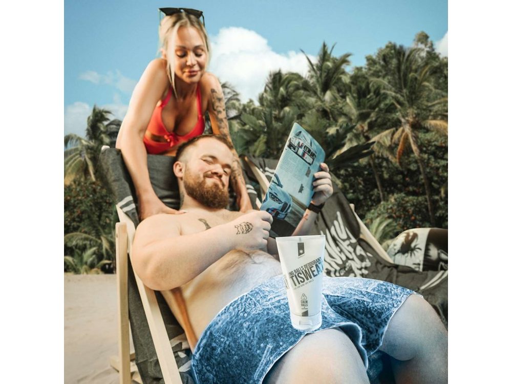 Angry Beards Antisweat Snowballs Chladivý deodorant na kule 75 ml - Obrázek 2