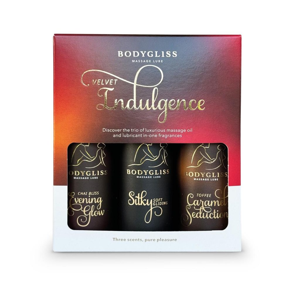 BodyGliss Massage Lube Collection Velvet Indulgence 3x50ml - Obrázek 2