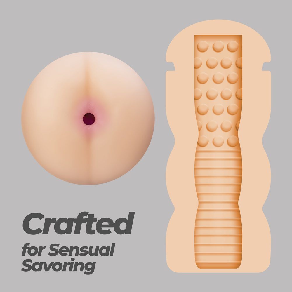 Crushious Fappucino Hot Buns Portable Anal Masturbator - Obrázek 2