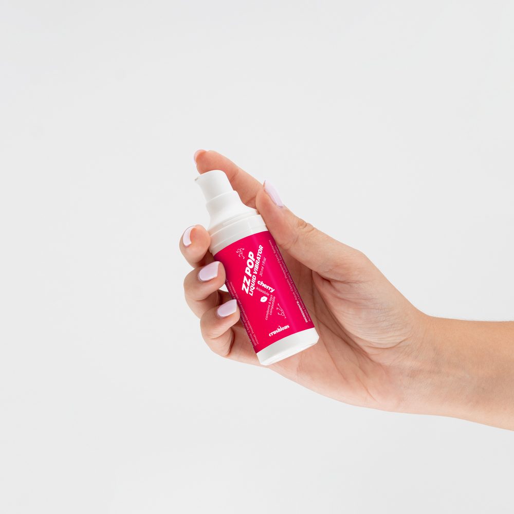 Crushious Zz Pop Liquid Vibrator Cherry Aroma 30ml - Obrázek 2