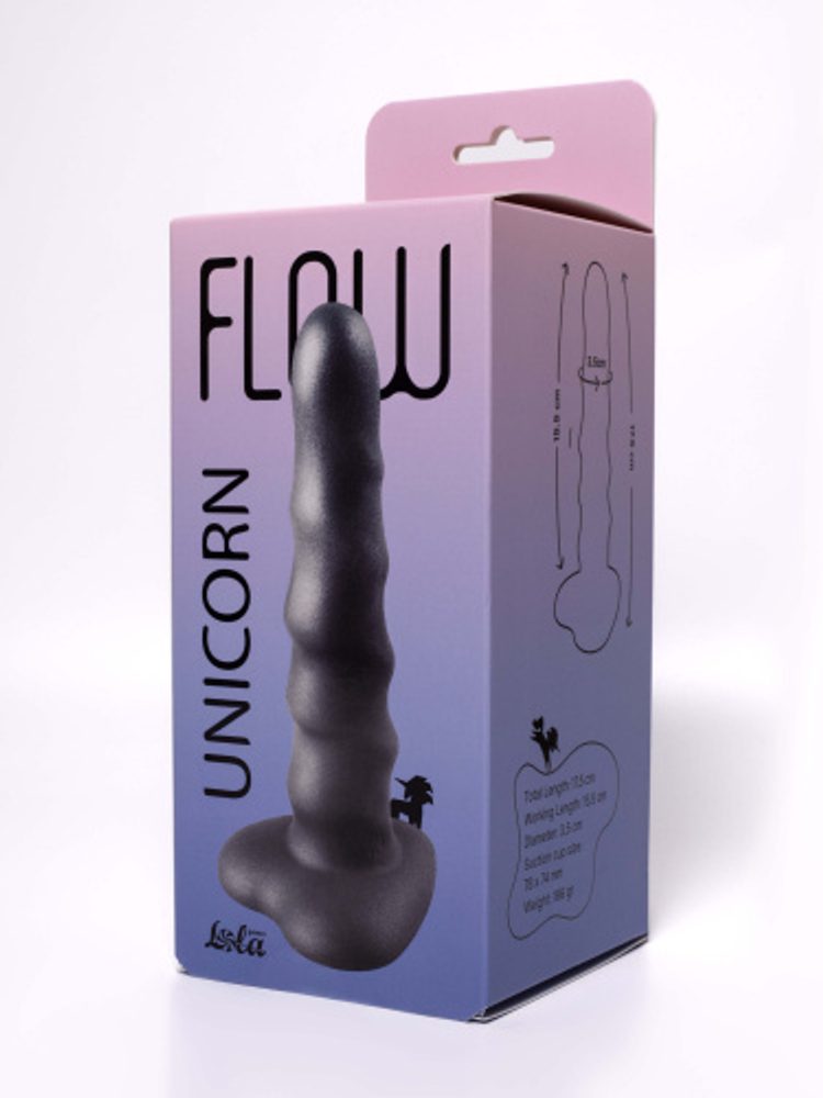 Lola Games Flow Unicorn Dildo Black - Obrázek 2