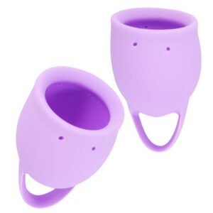 Lola Games Sada menstruačních kalíšků Natural Wellness Levandulová Orchidea 2 ks