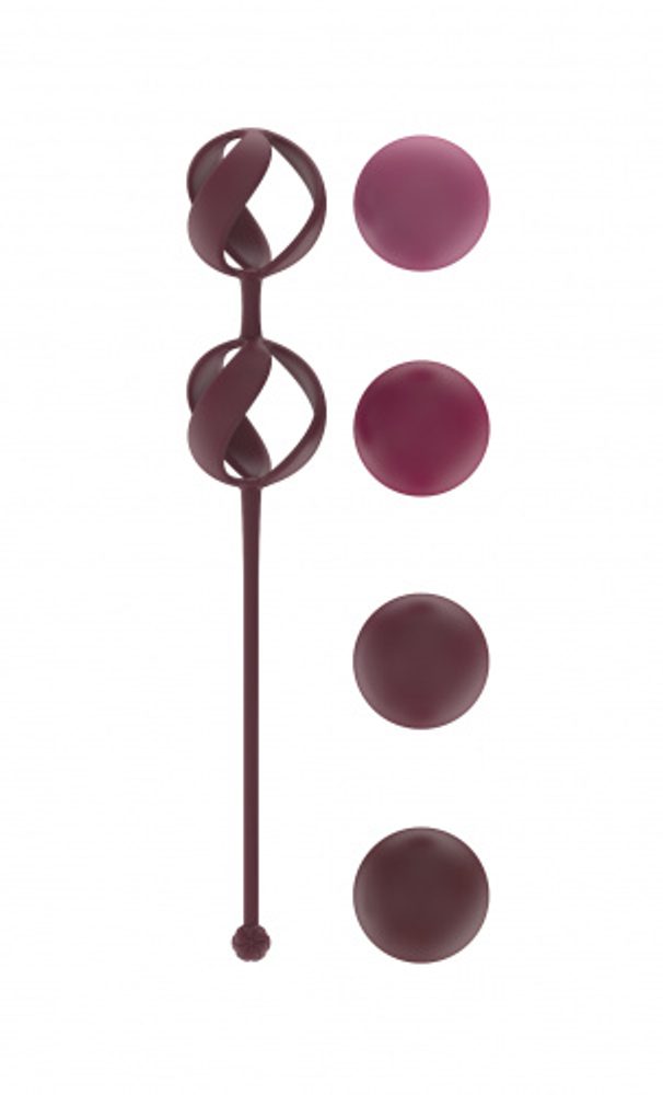 Lola Games Vaginal Balls Set Love Story Valkyrie Wine Red