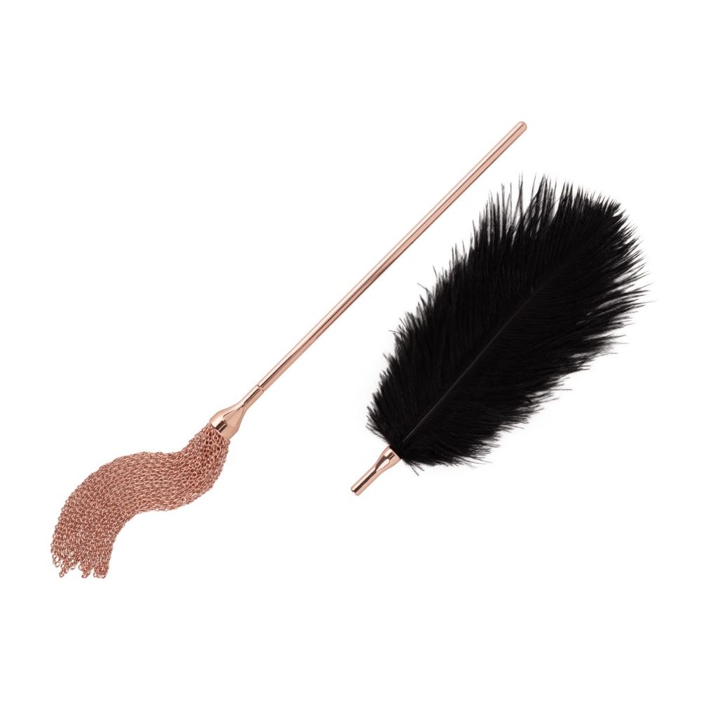 Rosy Gold - Feather Tickler & Whip