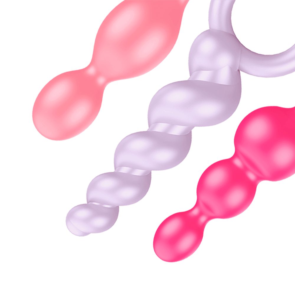 Satisfyer Booty Call 3 ks barevné - Obrázek 2