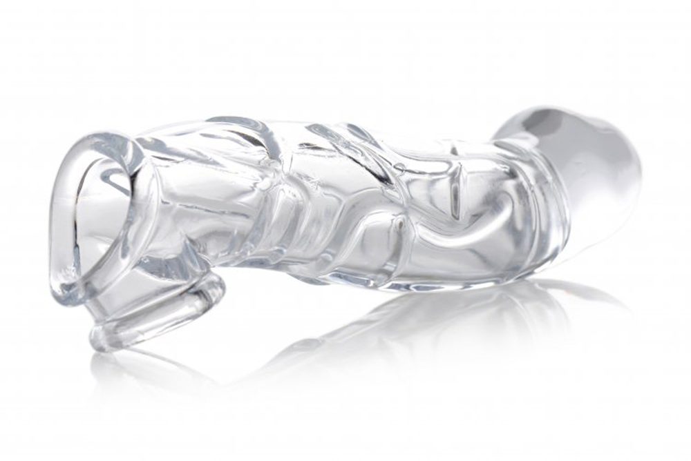 Size Matters Clear Extender Curved Penis Sleeve - Obrázek 2