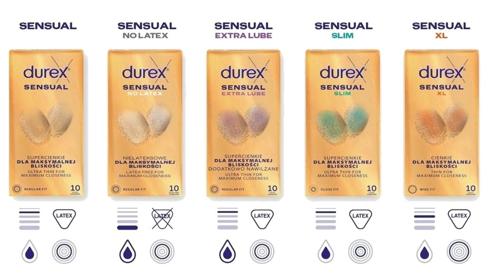 Durex Sensual No Latex 10 ks - Obrázek 2