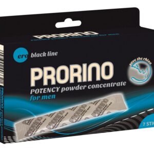HOT Ero Prorino Black Line Potency Powder Concentrate for Men 7 Pack