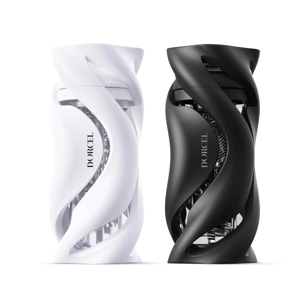 Dorcel Deep Blow Masturbator with Sleeve White - Obrázek 2