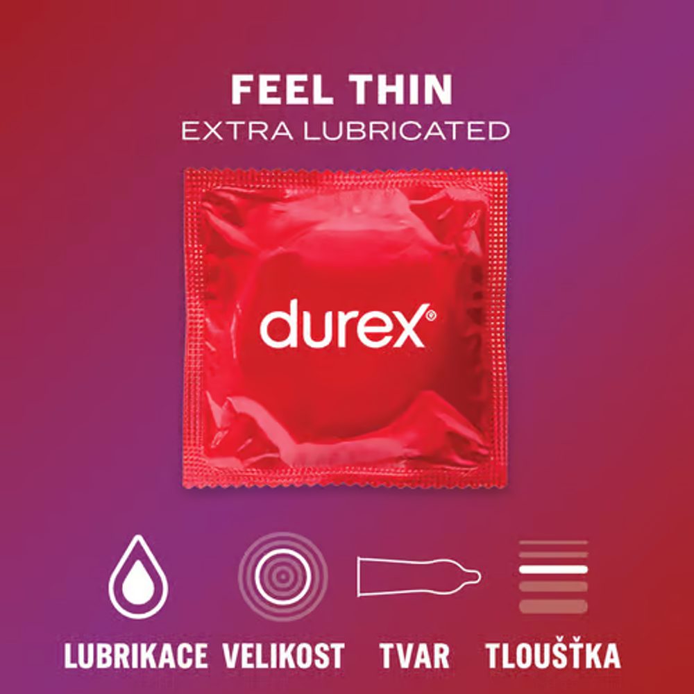Durex Feel Thin 12ks v krabičce - Obrázek 2