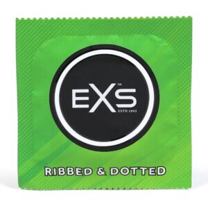 EXS Comfy Fit Ribbed and Dotted Condoms 12 ks