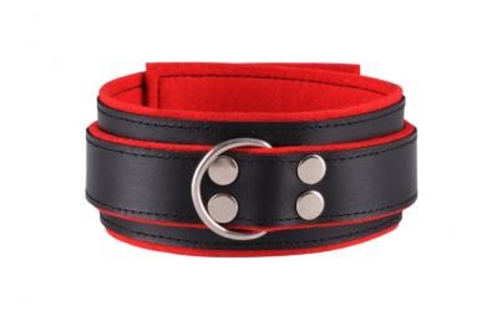 LOVEO Obojek - black/red - Obrázek 2