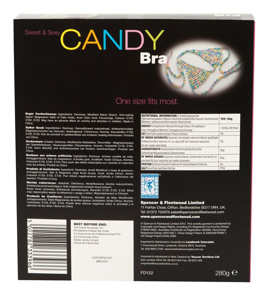 S&F Lovers Candy Podprsenka z lipo bonbonů - Obrázek 2