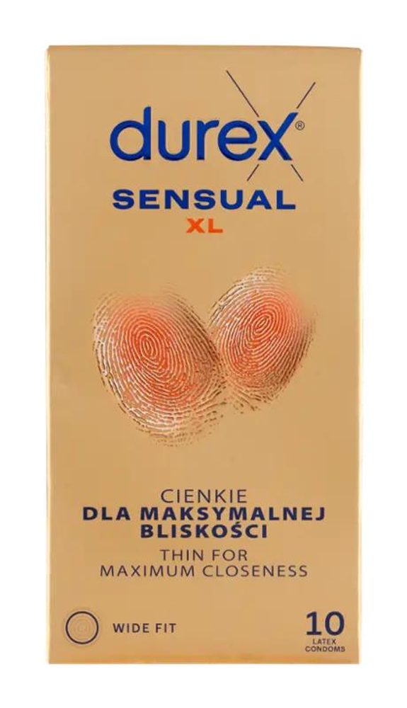 Durex Sensual XL 10 ks - Obrázek 2