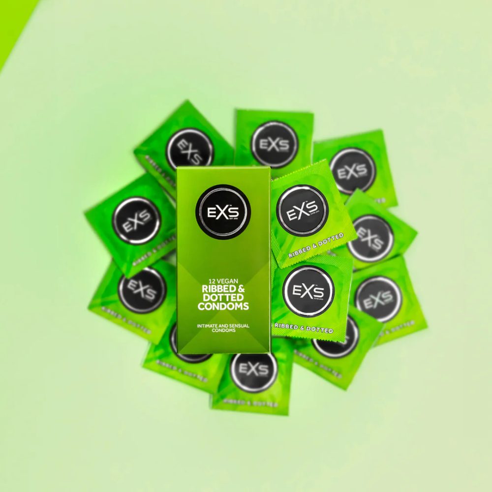 EXS Ribbed and Dotted Condoms 3 ks - Obrázek 2