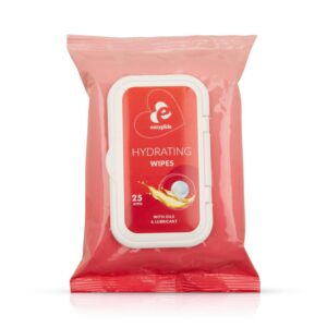 Expirace 2/26 - EasyGlide Hydrating Wipes with Lubricant and Oils
