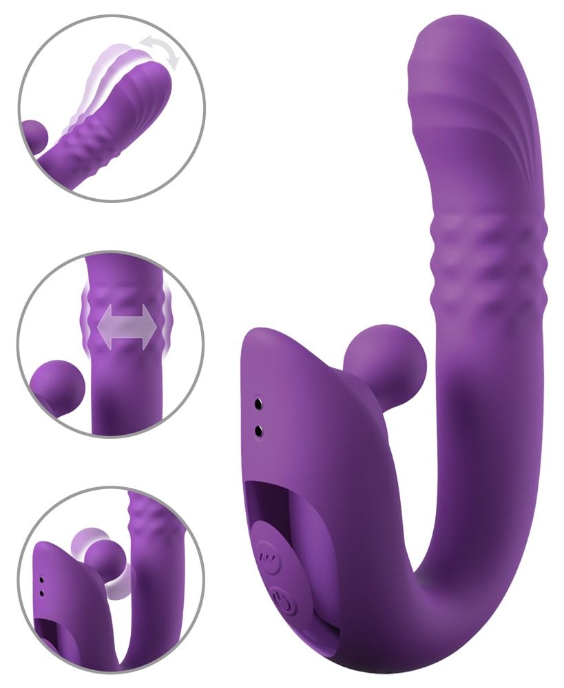 Fantasy For Her Harmoni Pro fialový rabbit vibrátor - Obrázek 2