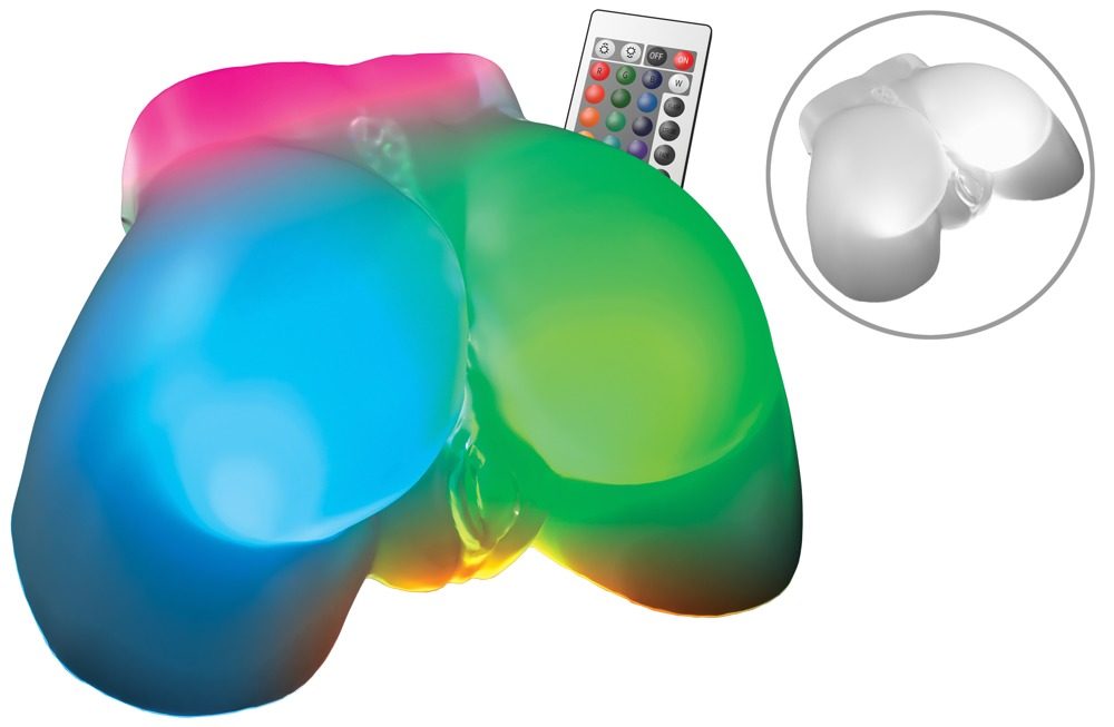 Pipedream PDX Elite Go-Go Booty Self-Lubricating Mega Masturbator Frosted
