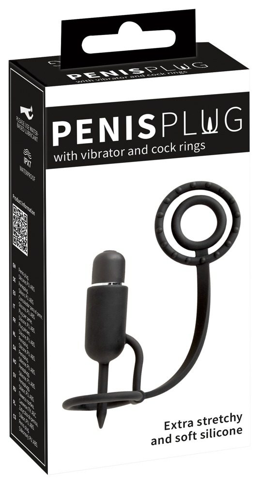 You2Toys vibrační penis plug s erekčními kroužky - Obrázek 2